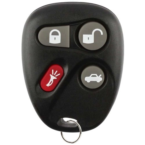 CEO2T1-White-Gold Plating- Car Key Cover For Chevrolet GMC