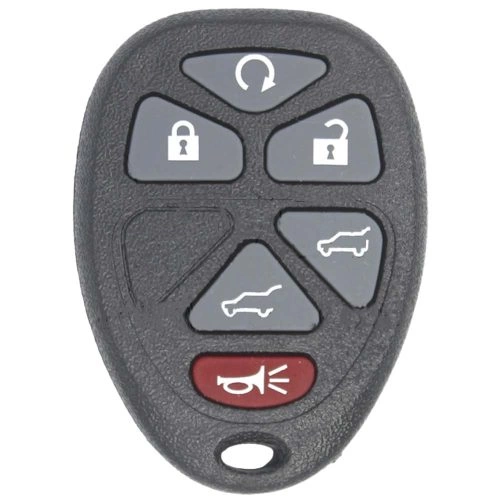 CEP6T1-White-Gold Plating- Car Key Cover For Chevrolet Cadillac GMC