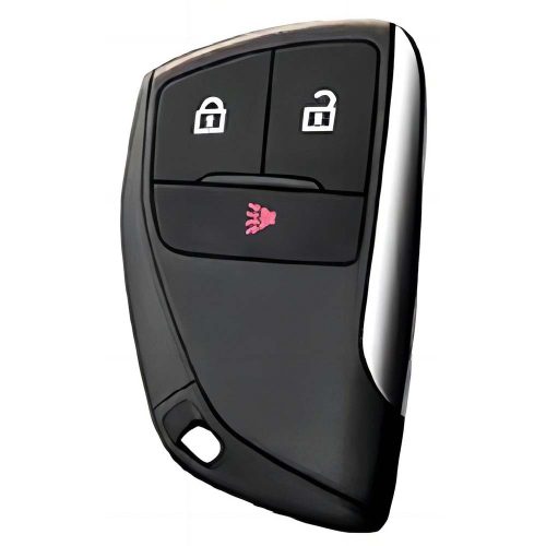 CEV1T1-White-Silver Plating- Car Key Cover For Chevrolet Buick GMC