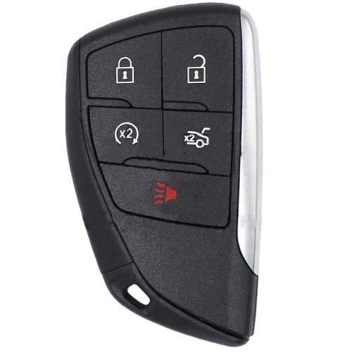 CEV5T1-Red-Gold Plating- Car Key Cover For Chevrolet Buick GMC