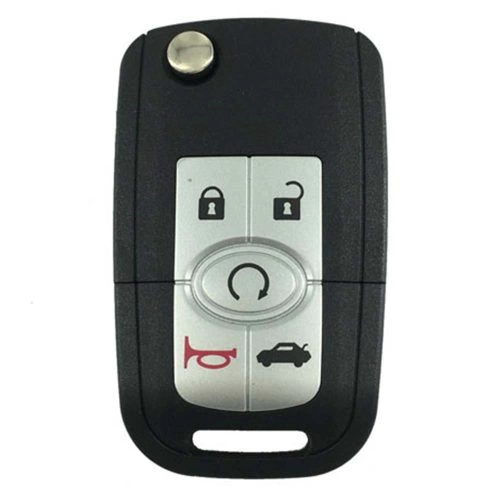 BUD2T1-White-Gold Plating- Car Key Cover For Buick