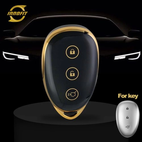 CHF1T1-Black-Gold Plating- Car Key Cover For CHANGAN
