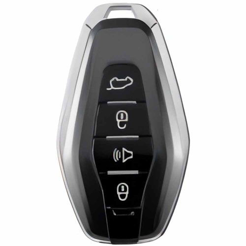 CRE1T1-White-Silver Plating- Car Key Cover For Chery