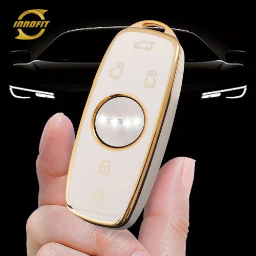 ROD1T1-Weiß-Vergoldung- Autoschlüsselabdeckung für Roewe Morris Garagen