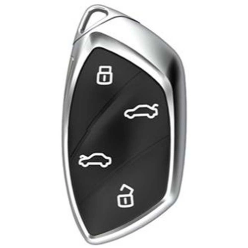 MRD1T1-White-Gold Plating- Car Key Cover For Morris Garages