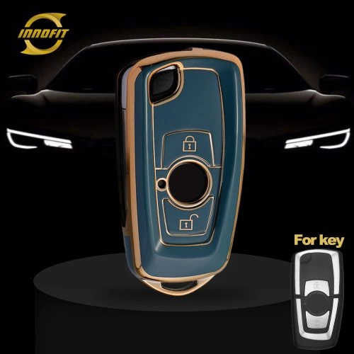 VEC1T1-Granny Grey-Gold Plating- Car Key Cover For Venucia