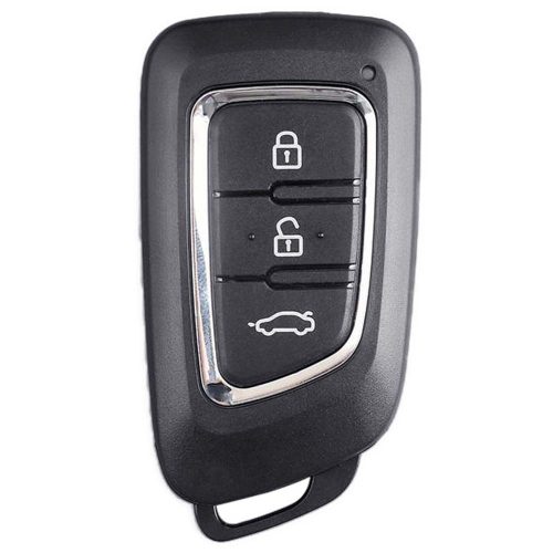 VEF1T1-Black-Silver Plating- Car Key Cover For Venucia