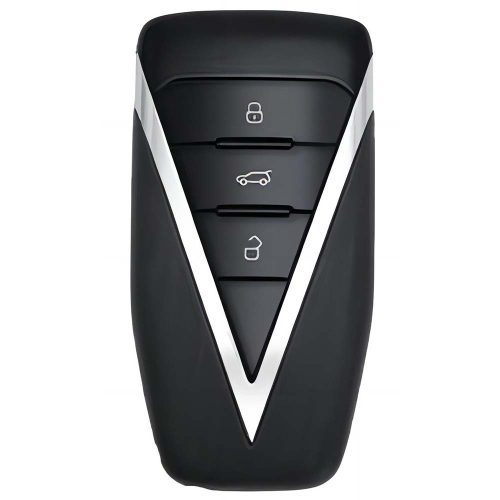 VEG1T1-White-Gold Plating- Car Key Cover For Venucia
