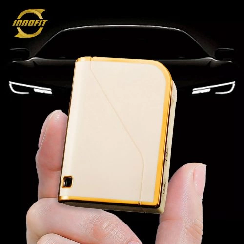 LYB1T1-White-Gold Plating- Car Key Cover For LYNK&CO