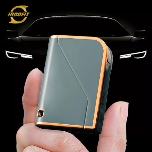 LYB1T1-Granny Grey-Gold Plating- Car Key Cover For LYNK&CO