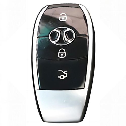 BIC1T1-Purple-Silver Plating- Car Key Cover For BAIC