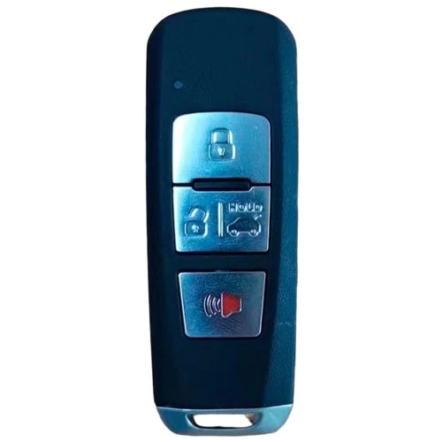 PRA2T1-Black-Silver Plating- Car Key Cover For Proton