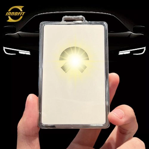 NOB1T1-White-Silver Plating- Car Key Cover For NIO