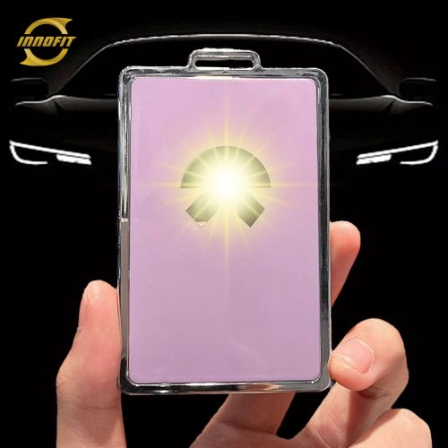 NOB1T1-Purple-Silver Plating- Car Key Cover For NIO