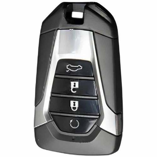 LSB2T1-Black-Silver Plating- Car Key Cover For Lsuzu