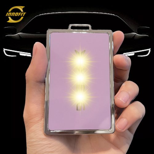 XPC1T1-Purple-Silver Plating- Car Key Cover For XPENG