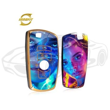 QT-0004-Personalization Car Key Cover