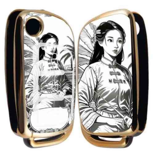 QT-0016-Personalization Car Key Cover
