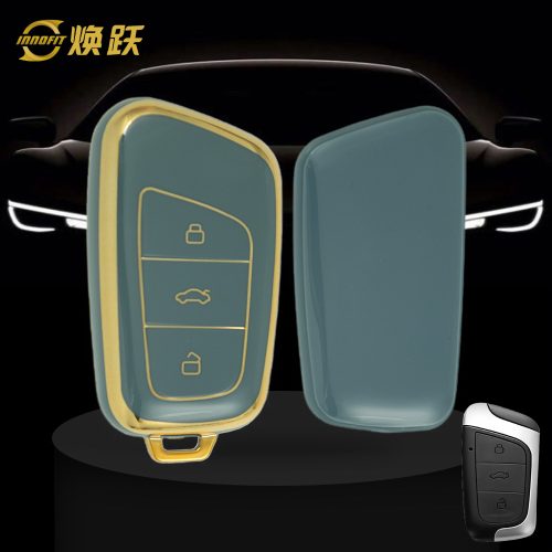 CRB1T1-Granny Grey-Gold Plating- Car Key Cover For Chery