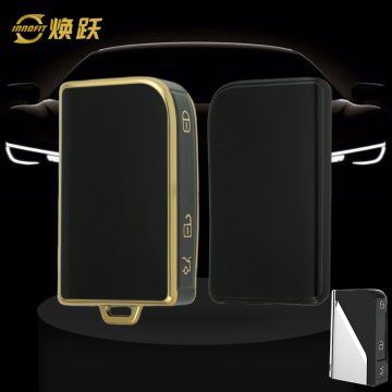 LYB1T1-Black-Gold Plating- Car Key Cover For LYNK&CO