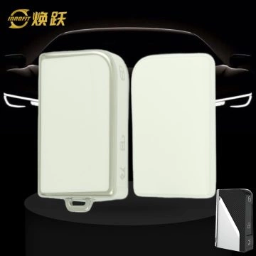 LYB1T1-White-Silver Plating- Car Key Cover For LYNK&CO