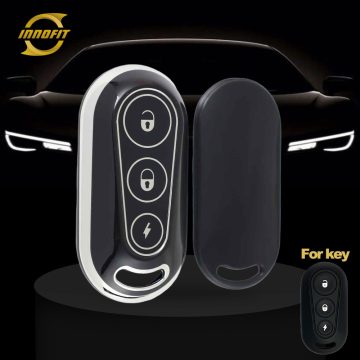 TLC1T1-Black-Silver Plating- Car Key Cover For TAILG