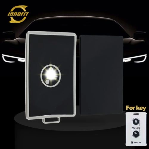 NNA1T1-Black-Silver Plating- Car Key Cover For Ninebot