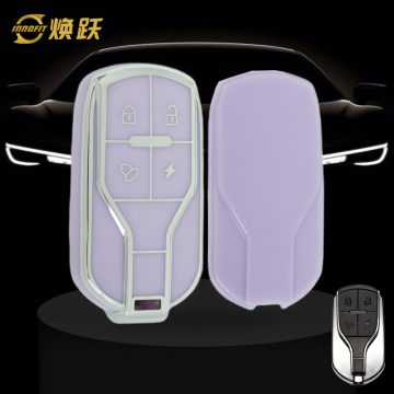 TLA1T1-Purple-Silver Plating- Car Key Cover For TAILG