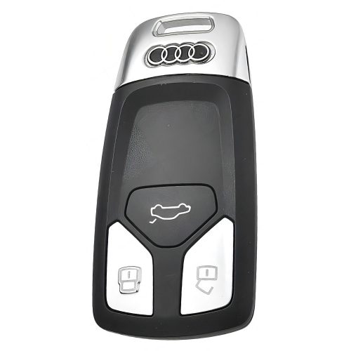 AUA1T1-Black Leather Blue- Car Key Cover For Audi