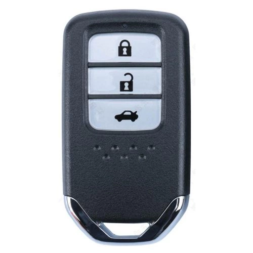 HOA1T1-Black Leather Blue- Car Key Cover For Honda
