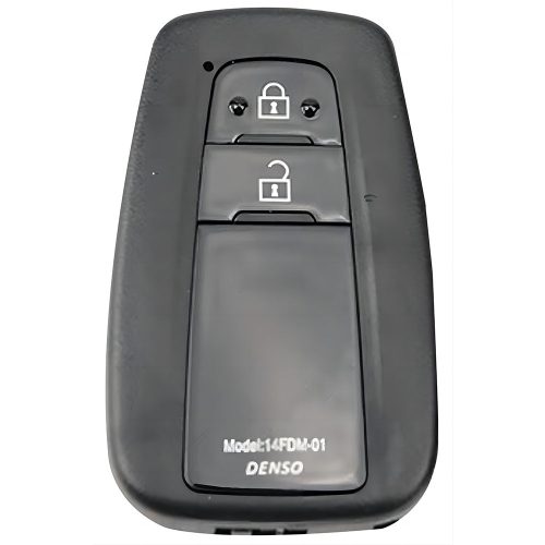 TOB2T1-Black Leather Red- Car Key Cover For Toyota