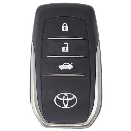 TOC1T1-Black Leather Red- Car Key Cover For Toyota