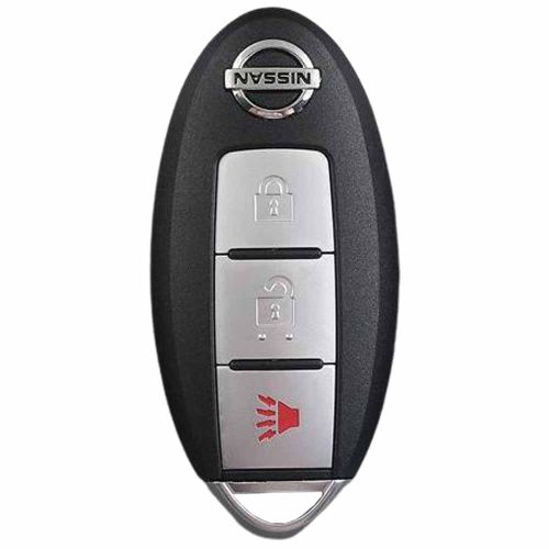 NIB2T1-Black Leather Red- Car Key Cover For Nissan