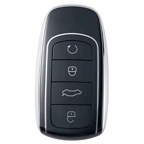 CRC1T1-Black Leather Green- Car Key Cover For Chery