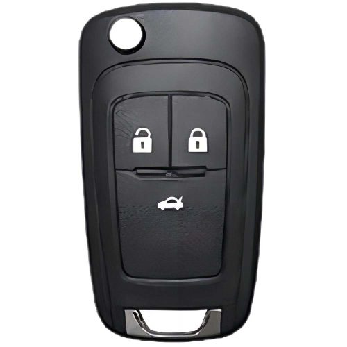 BUE1T1-Black Leather Blue- Car Key Cover For Buick