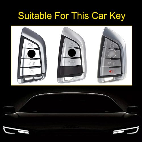 BMBA1-Black Blue Color-Car Key Cover For BMW