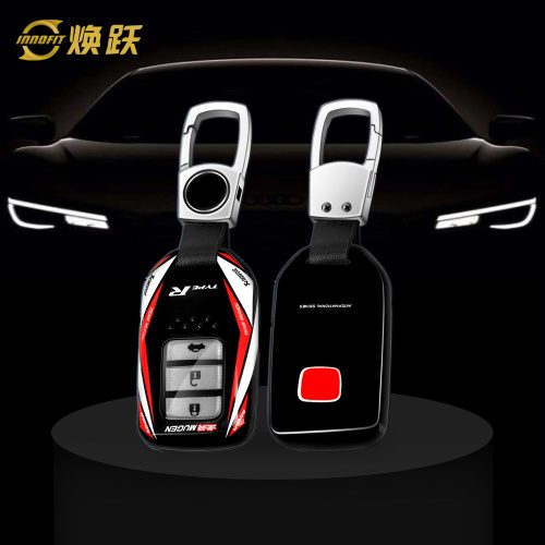 HOAA1-Black Red Color-Car Key Cover For Honda