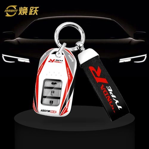 HOAA1-White Red Color-Car Key Cover For Honda