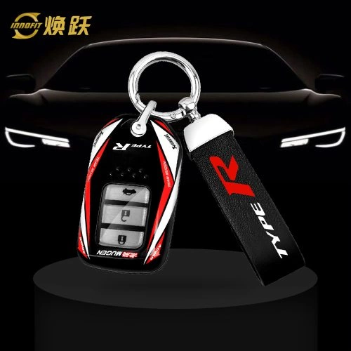 HOAA1-Black Red Color-Car Key Cover For Honda