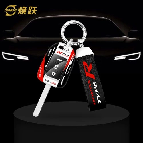 HOMA1-Black Red Color-Car Key Cover For Honda