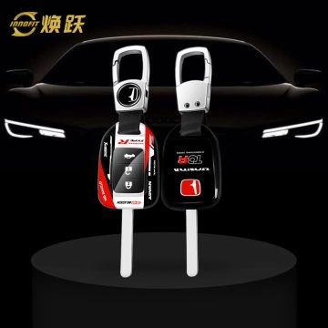 HOMA1-Black Red Color-Car Key Cover For Honda
