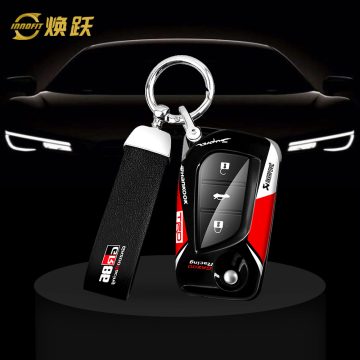 TOAA1-Black Red Color-Car Key Cover For Toyota