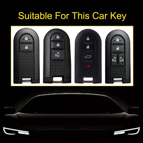 TOEA1-Black Red Color-Car Key Cover For Toyota