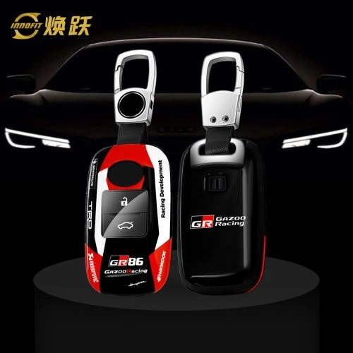 TOZA1-Black Red Color-Car Key Cover For Toyota