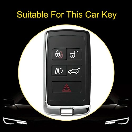 JGBA1-White Blue Color-Car Key Cover For Jaguar