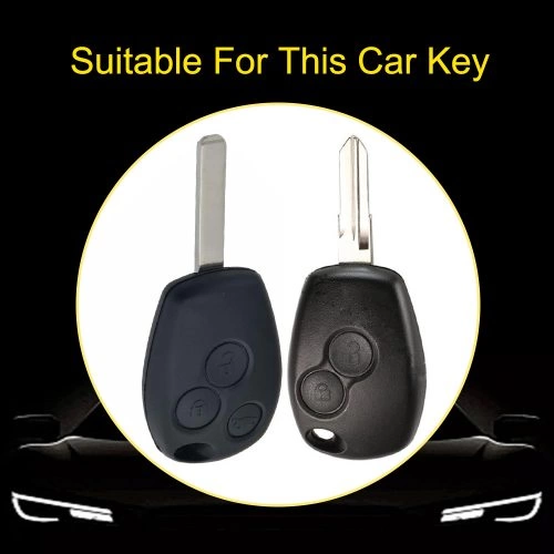 REDA1-Black Red Color-Car Key Cover For Renault