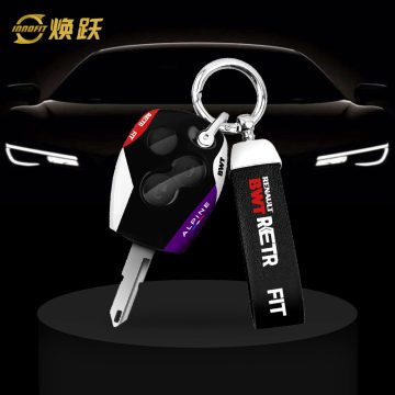REDA1-Black Red Color-Car Key Cover For Renault
