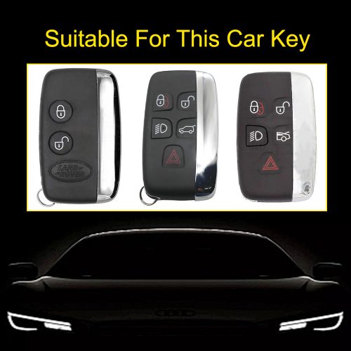 LAAA1-Colore bianco rosso-Copertura della chiave dell'auto per Landrover