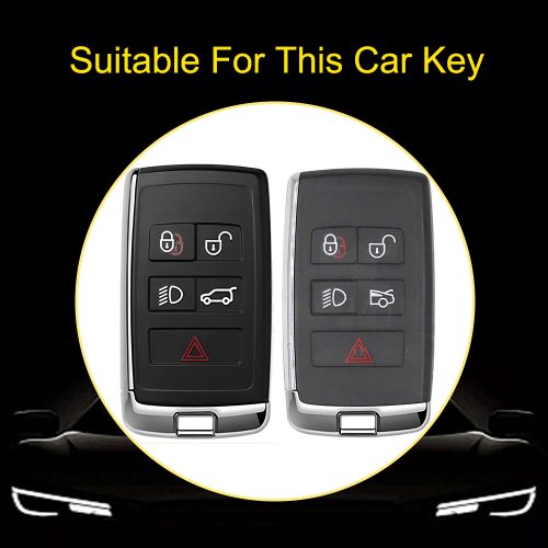 LABA1-White Red Color-Car Key Cover For Landrover