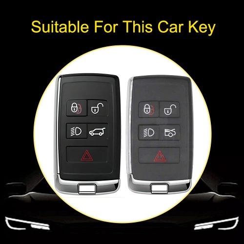 LABA1-White Red Color-Car Key Cover For Landrover